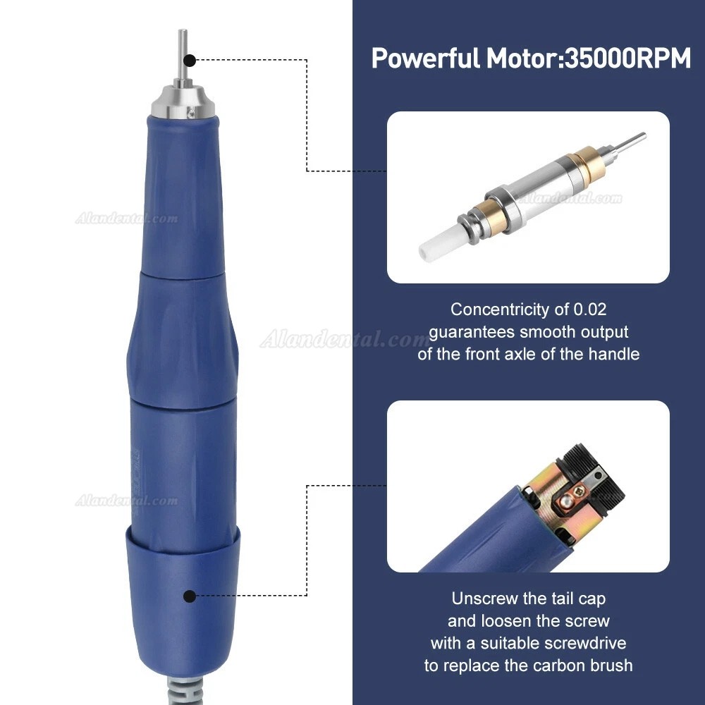 Strong STRONG210 Dental Lab Micromotor Polisher with 35000RPM 102L Handpiece